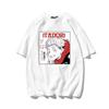 Japanese Animation Printing Magic in Summer Returns To The Battle of Wutiaowu Short Sleeve Tshirt Unisex and Women Anime Cotton