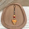 Pizza Donut Keychain: Cute Xiaohongshu-Inspired Pendant with Lanyard for Mobile Phones
