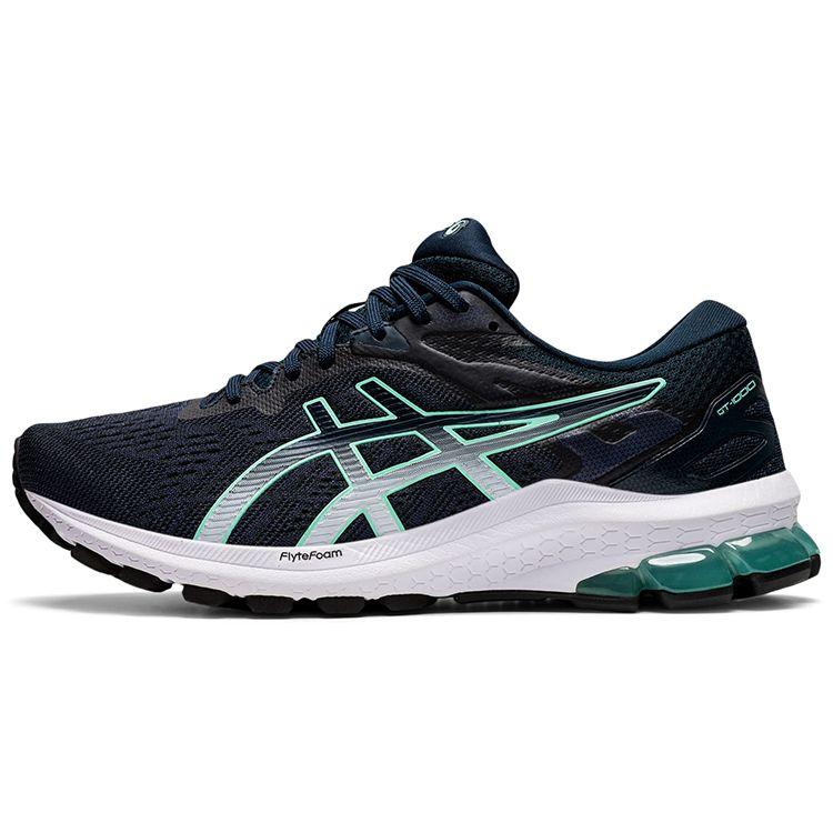 

Asics GT-1000 10 Cushioning Non-Slip Running Shoes Women Sneakers Blue Green 1012A878-406 37.5