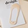 Spring and Summer Cotton Patchwork Anti-Slip Low-Heel Invisible Socks for Children and Girls - Women's Thin Transparent Socks