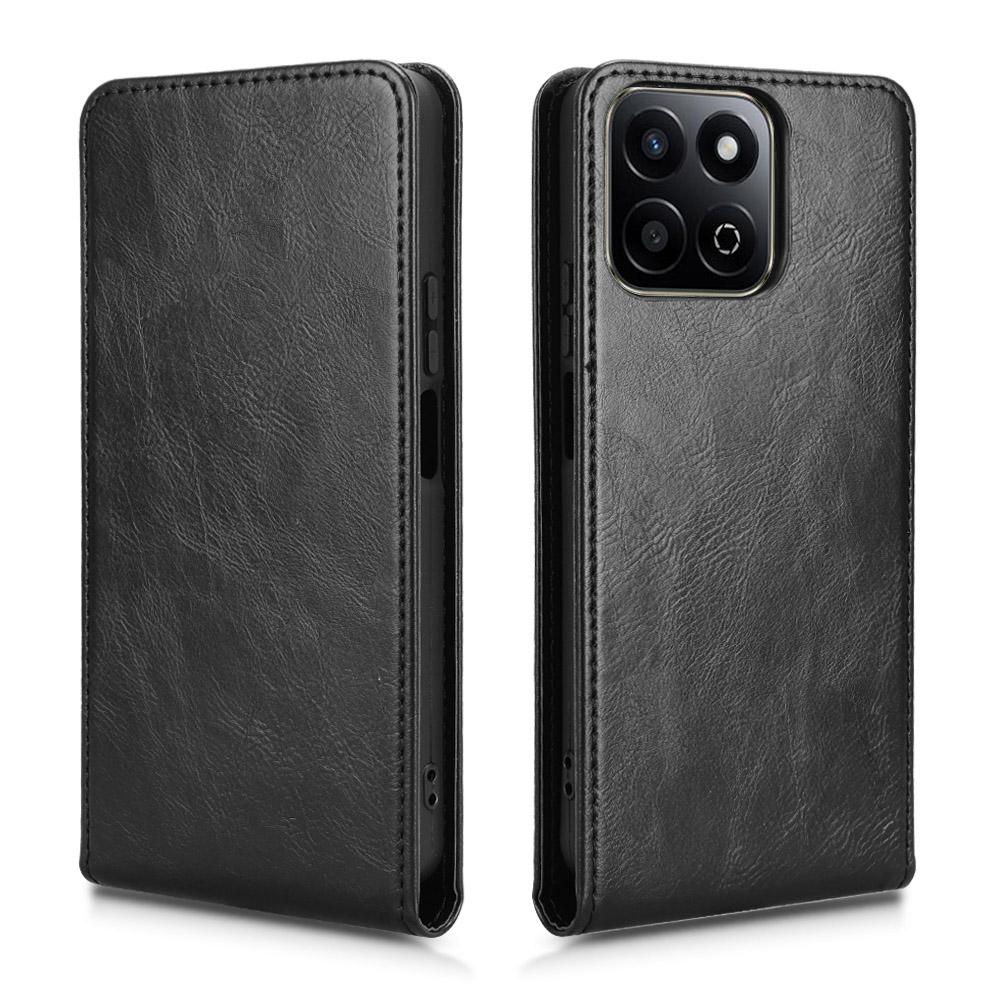 Leather Case For Honor 200 Smart 5G/Play 60 Plus 5G/Play 9T/X7c 4G/X7c 5G Magnetic Vertical Flip Phone Cover with Card Slot