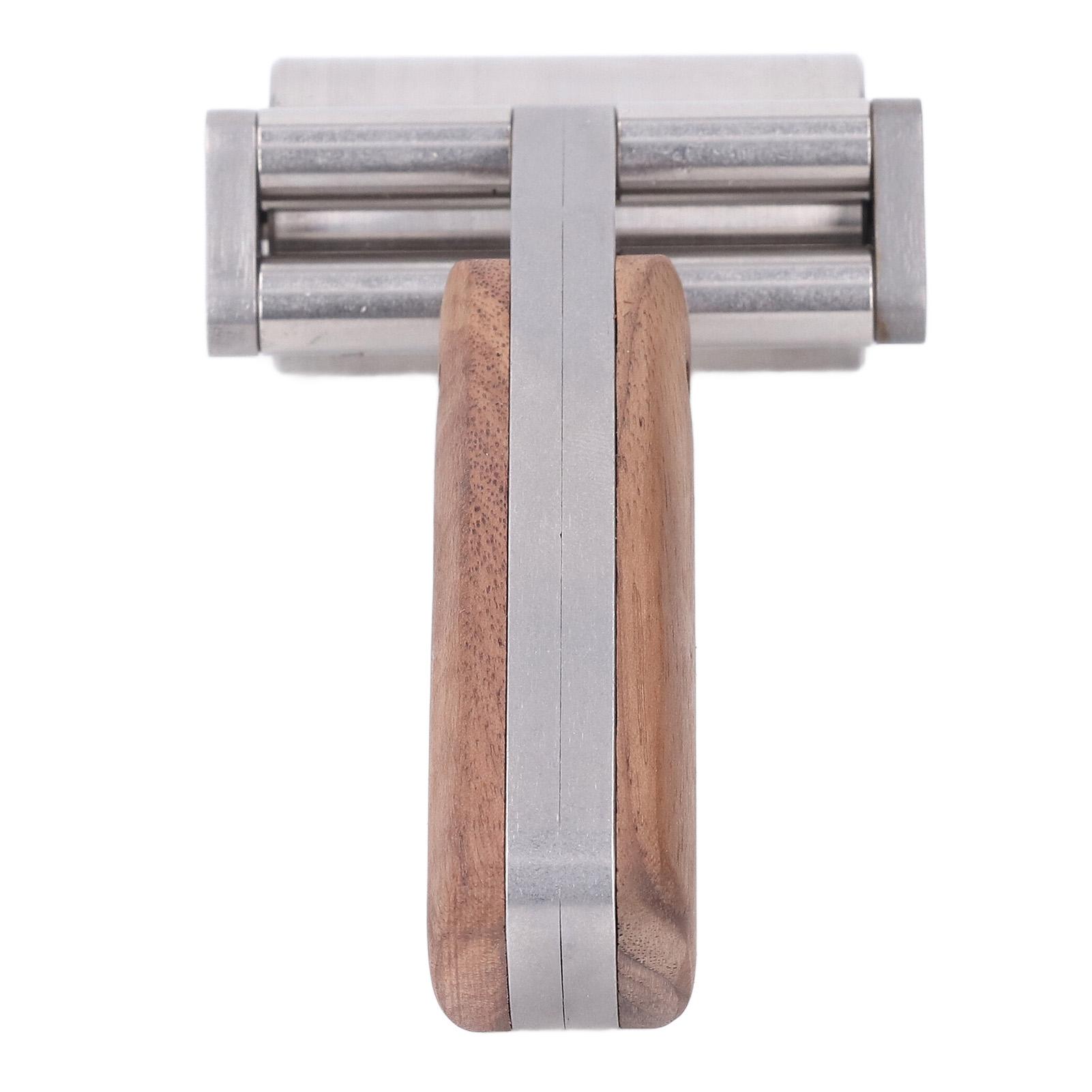 

Кожаный ролик из нержавеющей стали с конструкцией двойного подшипника, пресс для кожи, ролик для шва края