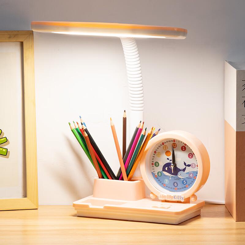 NuFeng Eye-Care Dimmable Desk Lamp with Clock