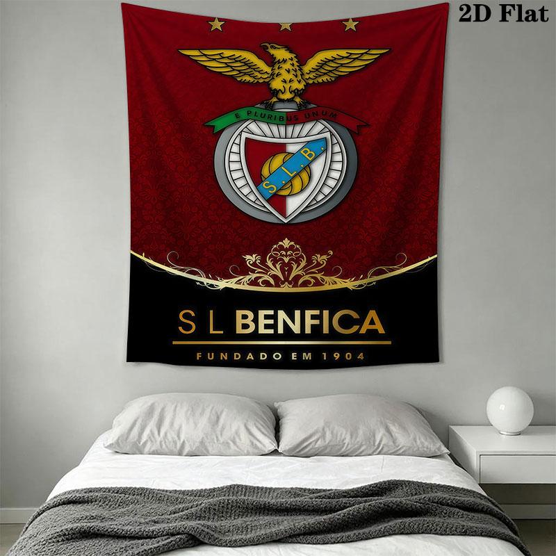 S.L. Benfica  POSTER Wall Hanging Printed Fabric Blanket Decorative Tapestries for Bedroom Living Room Home Decor