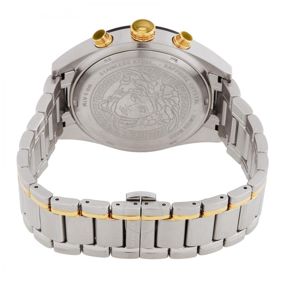 Versace V Chrono Chronograph Quartz Black Dial Men S Watch Vehb00619