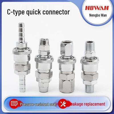 Pneumatic C-Type Quick Connector for Air Hose and Compressor Accessories