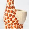 Giraffe Flower Succulent Flower Interior [Queen-b] Planter, Pot, Pot, Cute, Houseplant, Ceramic, Pot, Plant, Herb, Flower, Cactus, Garden, Balcony,