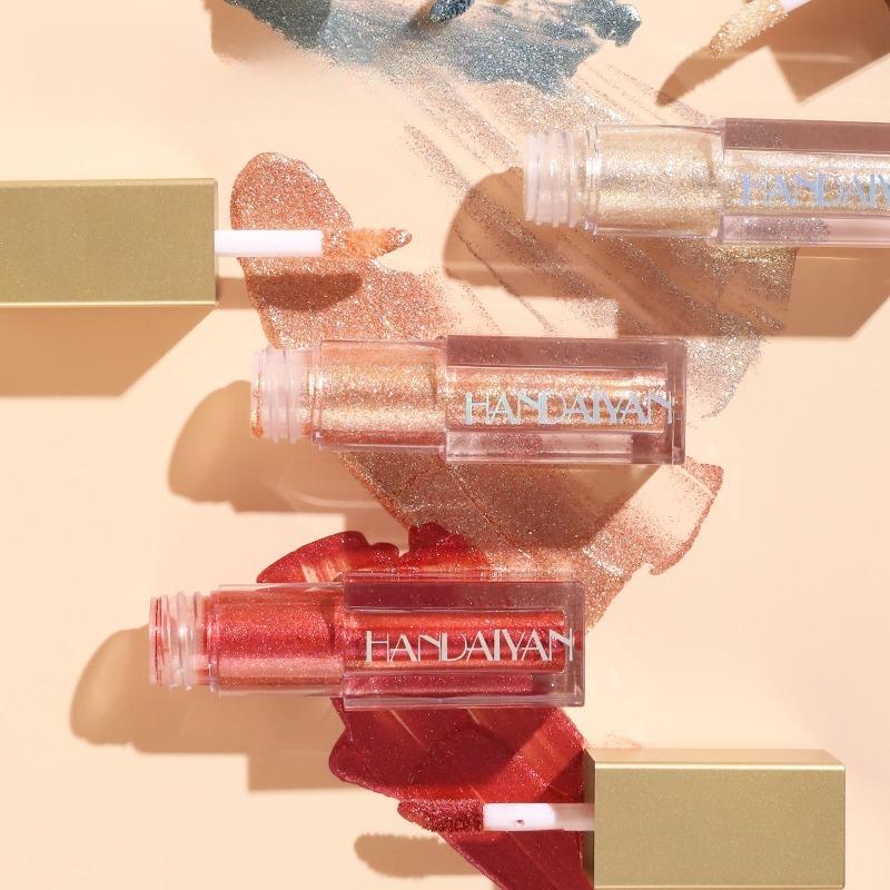 Liquid Eyeshadow Shimmering 12-color Colorful Performance Glittering Metallic Eyeshadow Liquid