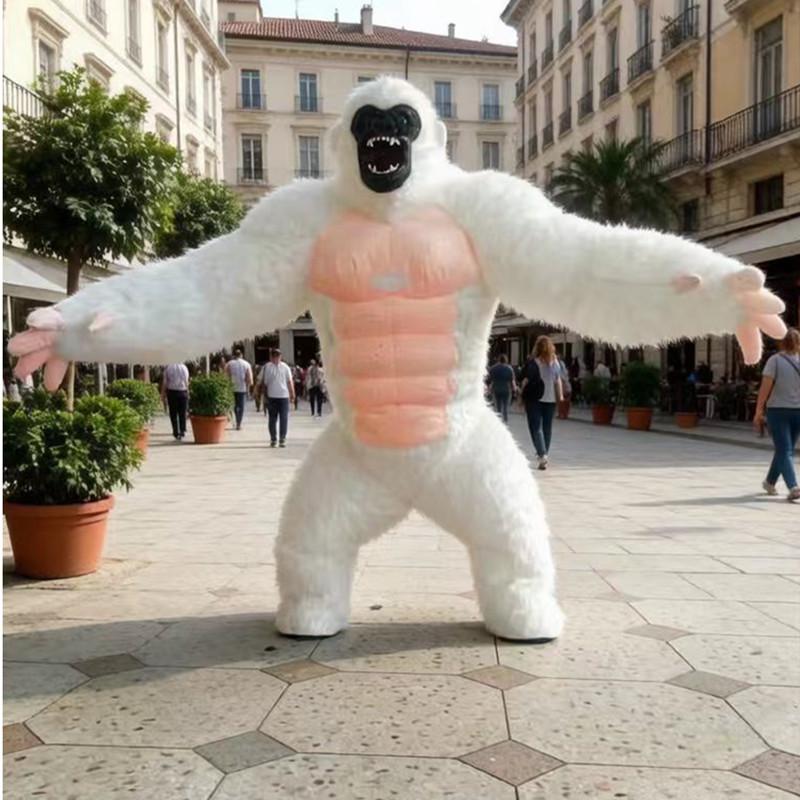 Piepūšams maskota gorillas kostīms dzimšanas dienas