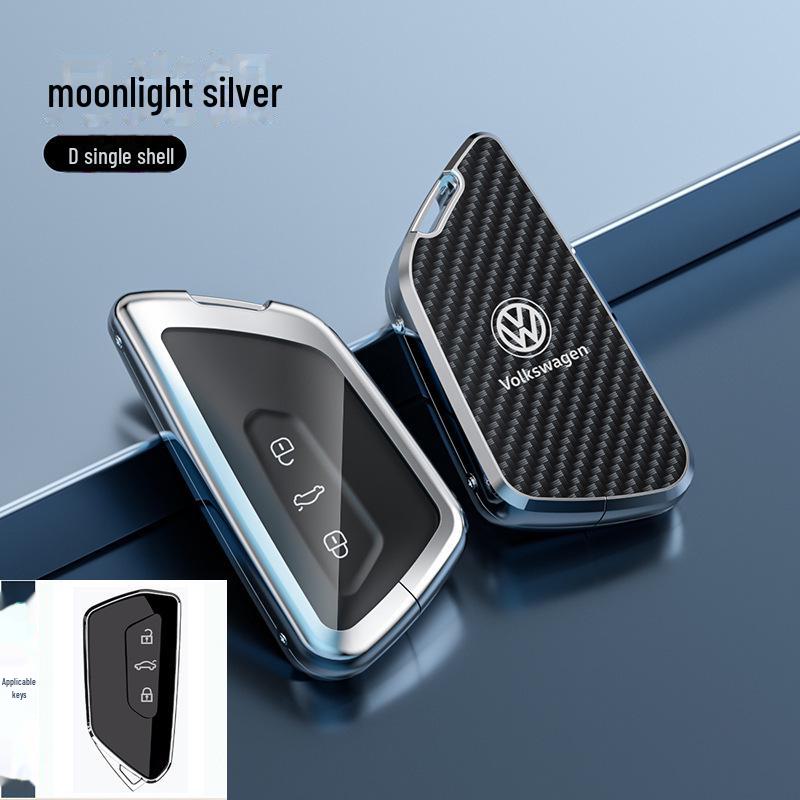 Kryt klíče Volkswagen Lavida pro 24 modelů - Sagitar, Tanyue, Tiguan, Bora a další - Skořepina s přezkou na tašku do auta - Chraňte své klíče stylově.