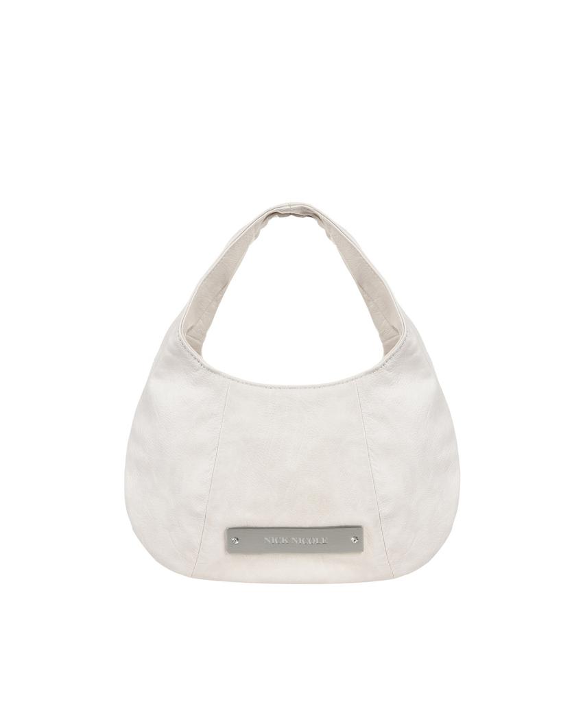 Nick&Nicole Crystal Mini Hobo Bag_Ivory