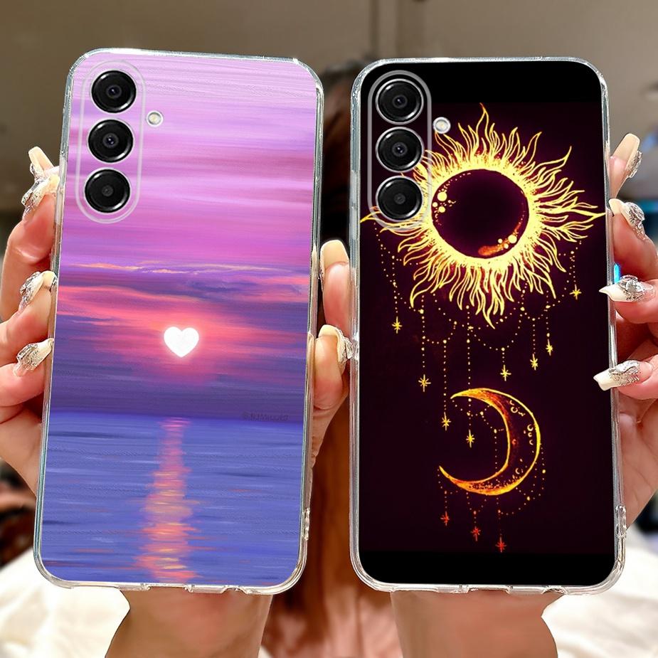 For Samsung Galaxy A17 5G Case SM-A176B Cute Cat Painted Cover 6.7'' Soft Silicone Case For Samsung A17 A 17 GalaxyA17 5G Fundas
