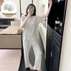 Women's Short Sleeve Pajama Set, Simple Style with Long Pants, Fashionable and High-End Homewear