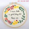 Handmade Craft Flowers Pattern Cross Stitch Kit Perfect for Home Decoration