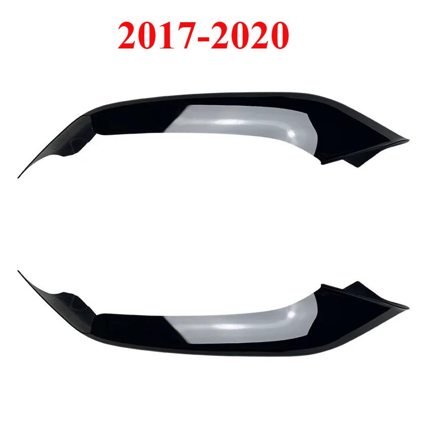 For BMW 5 Series G30 G31 525i 530i 2017 To 2023 M-Sport Car Front Bumper Lip Spoiler Splitter Diffuser Cover Guard Body Kit Gloss Black A