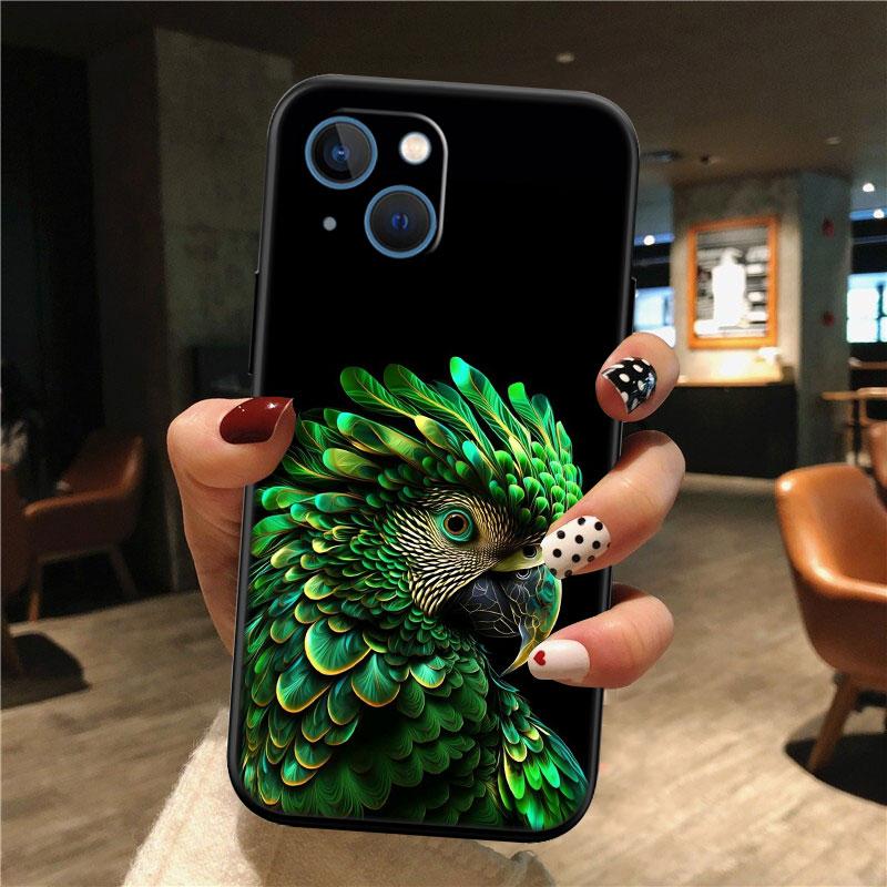 Parrot bird Shell Phone Case for Samsung Galaxy Note 10 20 S23 S24 S25 Ultra FE Plus Edge Lite A02S A35 A07 A17