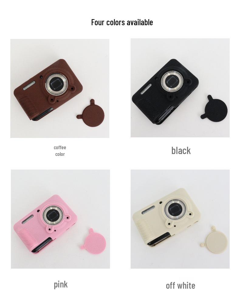 Funda Protectora de Silicona con Tapa para Kodak FZ55 - Bolsa para Cámara Anti-Arañazos y Anti-Caídas