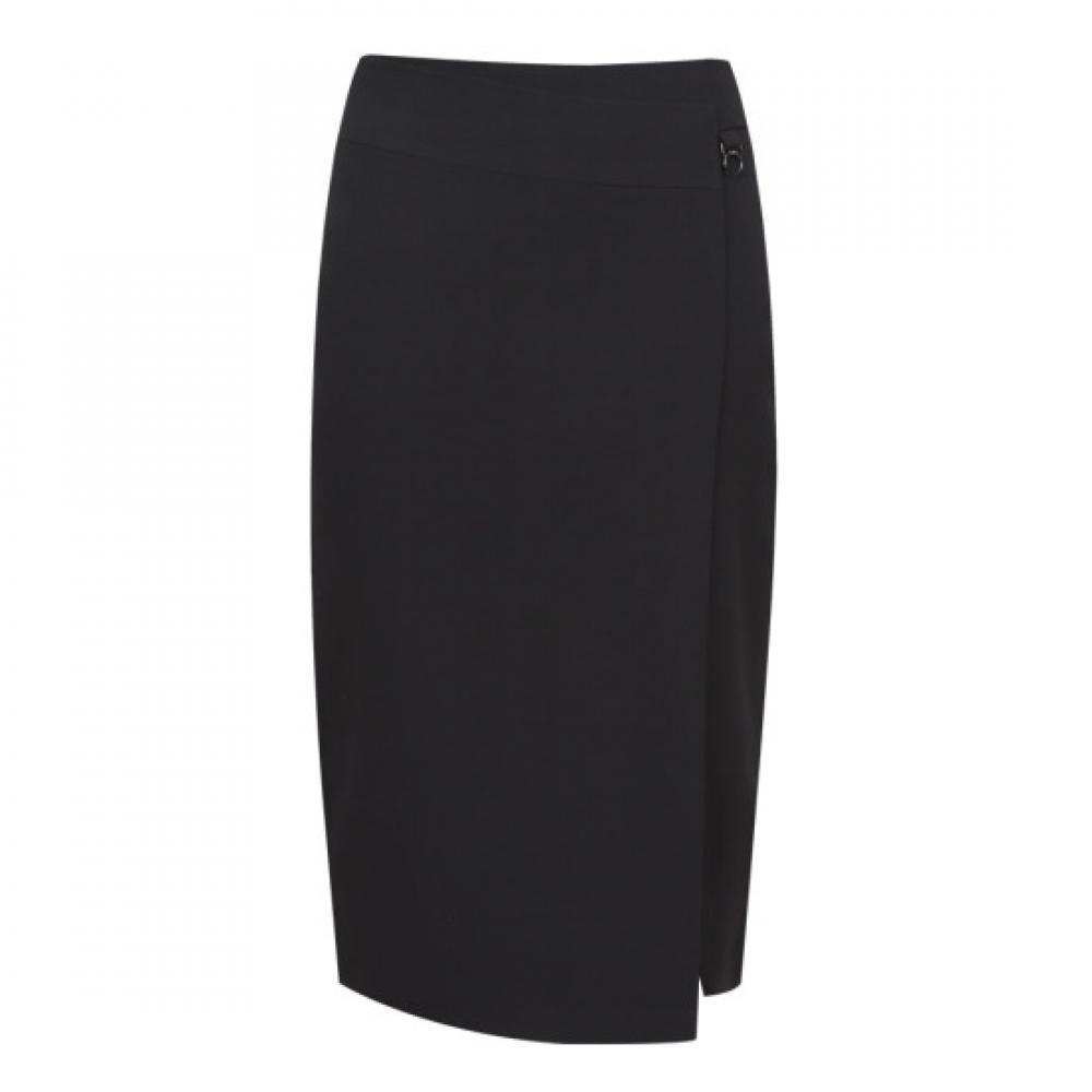 SHop   Women S Korean Made H Line Formal Office Knee lengtH Skirt Black nS wSk  