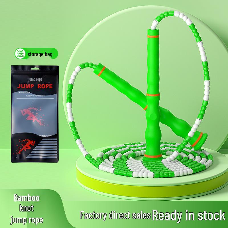 Adjustable Bamboo Jump Rope for Kids  Beginners: Ideal for Kindergarten, Primary School, Physical Education, and Weight Loss.