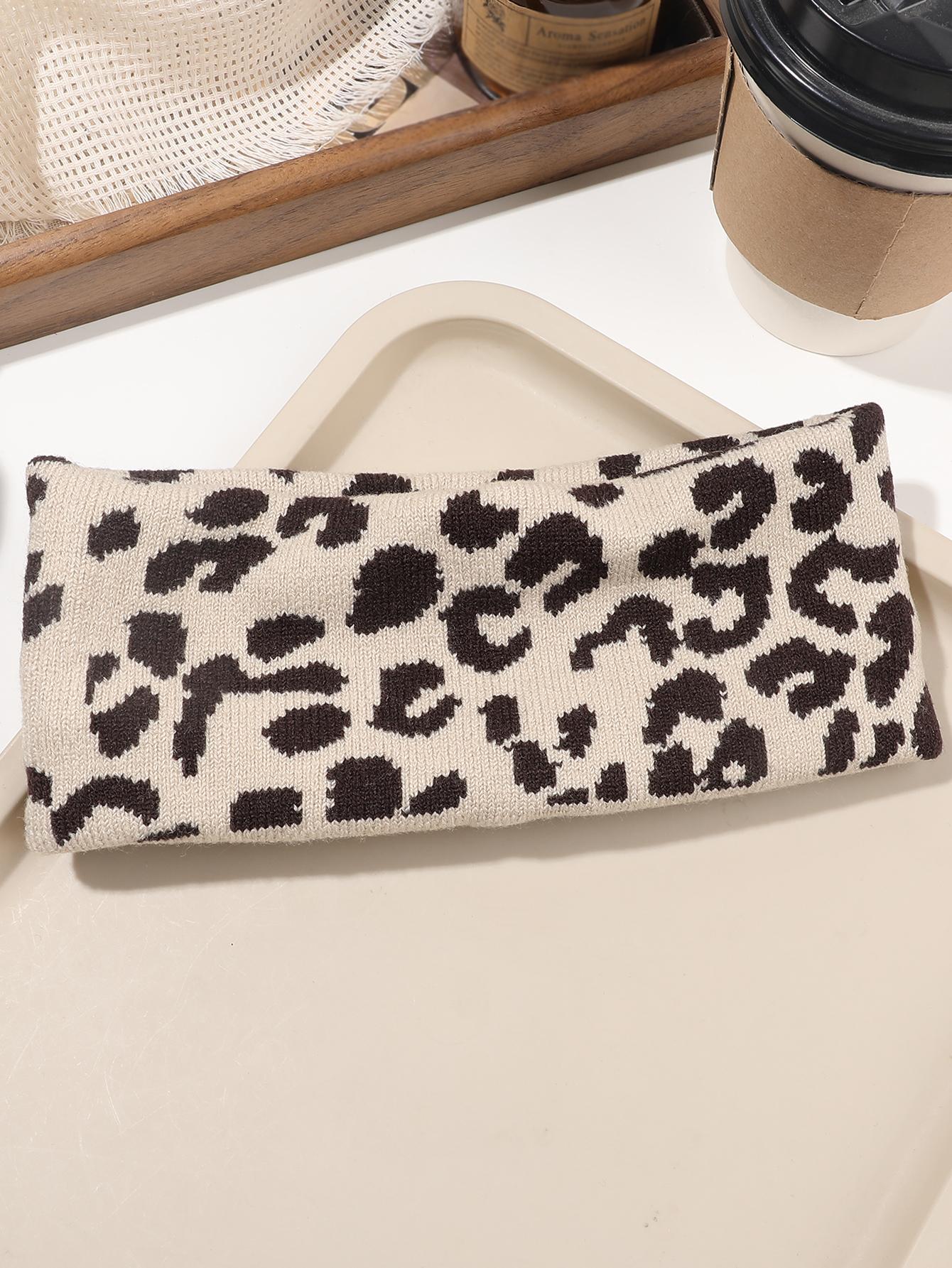 

Женские леопардовые повязки на голову, обертка для головы, йога, тренировки, спорт, толстые повязки на голову, эластичные резинки для волос, однотонные