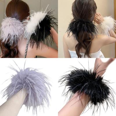 Fashion Feather Hair Bands Elegant Texture Lightweight Design Hair Accessory Suitable For Casual Or Prom Outfits