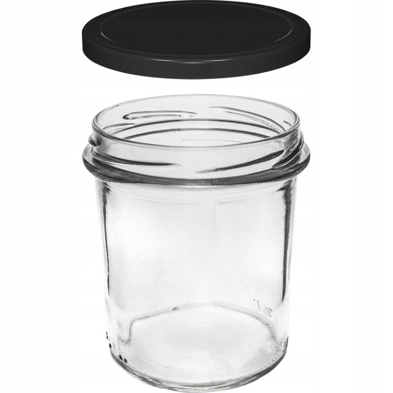 Jam jars with lids, 6 pcs, 346 ml