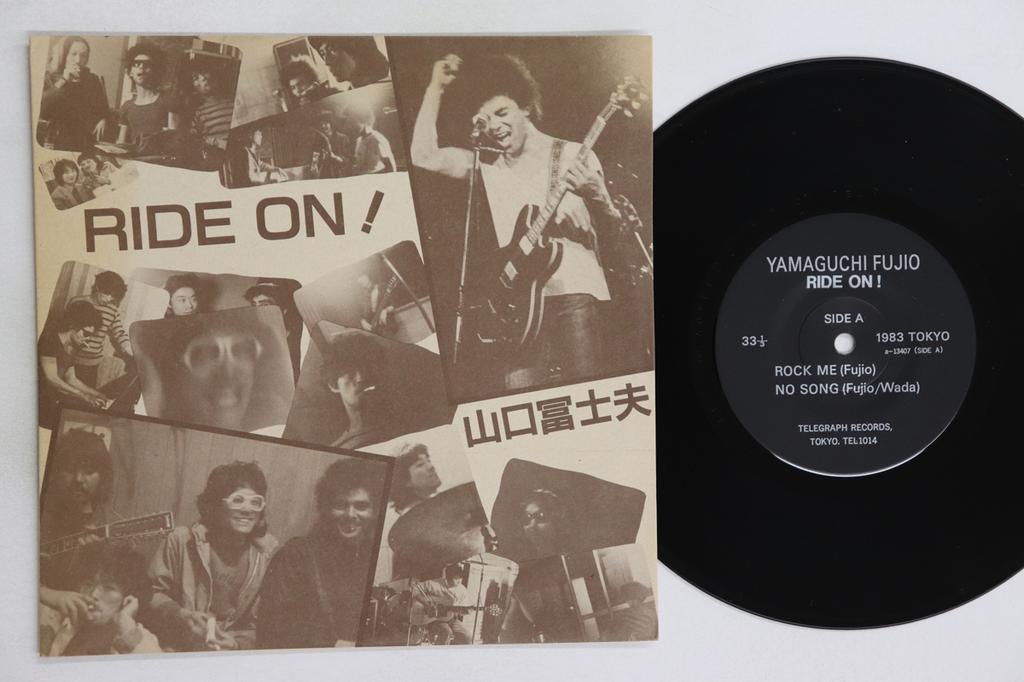 10inch Record FUJIO YAMAGUCHI - Ride On TEL1014 TELEGRAPH 1983 Japan Japanese Pop/Rock Used