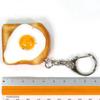Food replica Fried egg toast that looks like you could eat it 269OK keychain