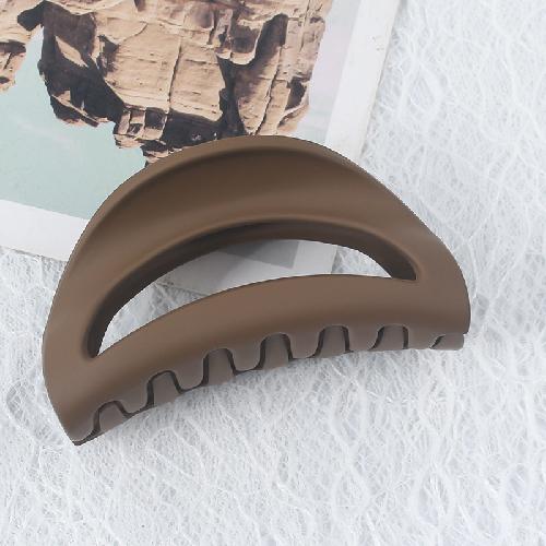 Hollow Shark Clip Fashion Matte Clip Hair Accessories High-end Headdress Korean Version Back Head Disc Hair Grab Clip