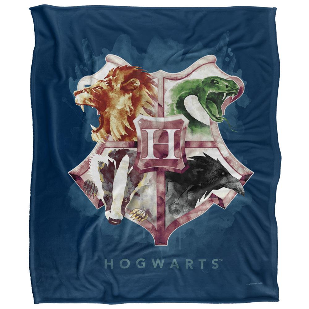 HARRY POTTER Hogwarts Ink Splatter Blanket