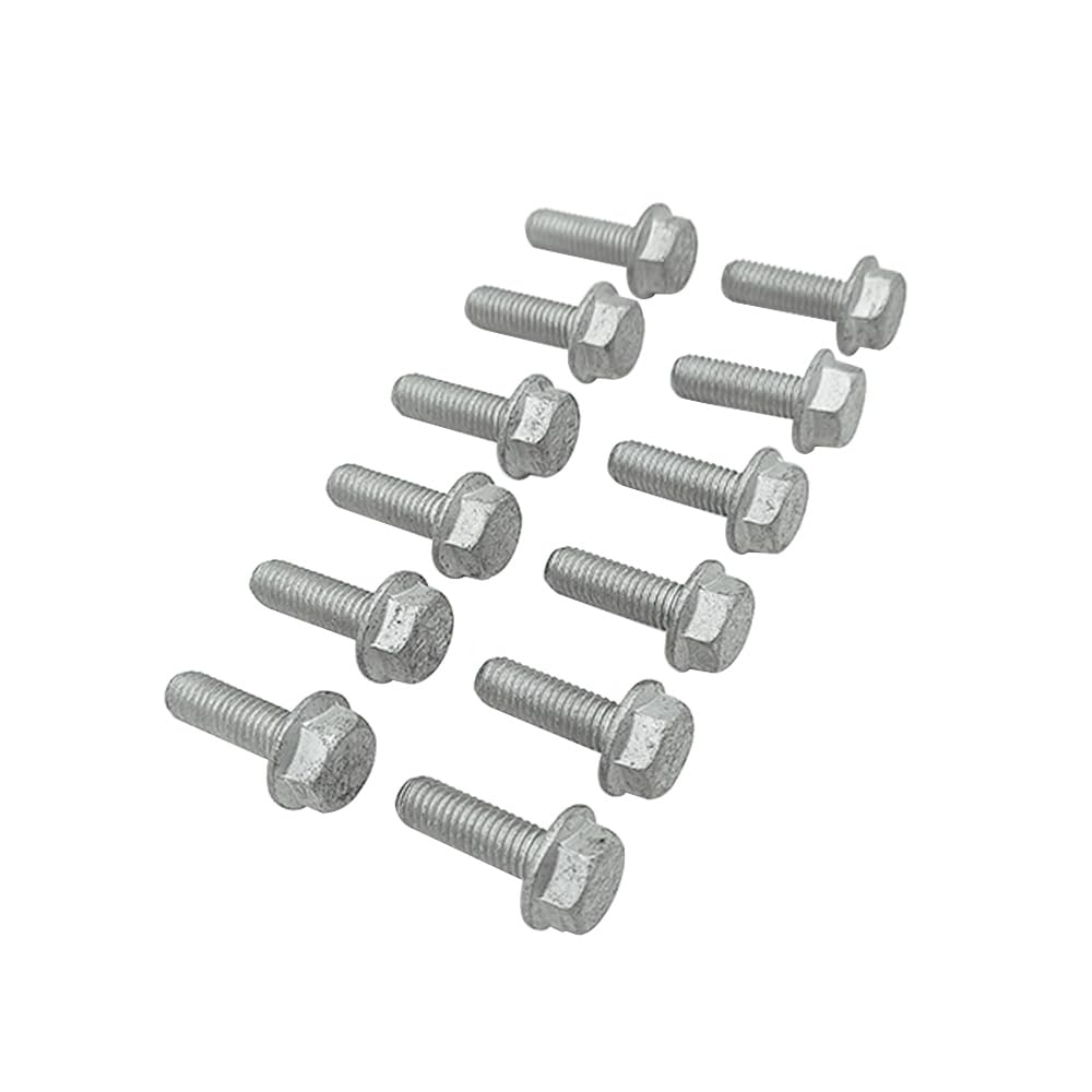 (12 PCS) 551696 Exhaust Manifold Header Bolt Compatible with All GM LS & LT (Gen III, IV, V) Series Engines 1997 and Newer,Fits for LS1, LS2, LS3,
