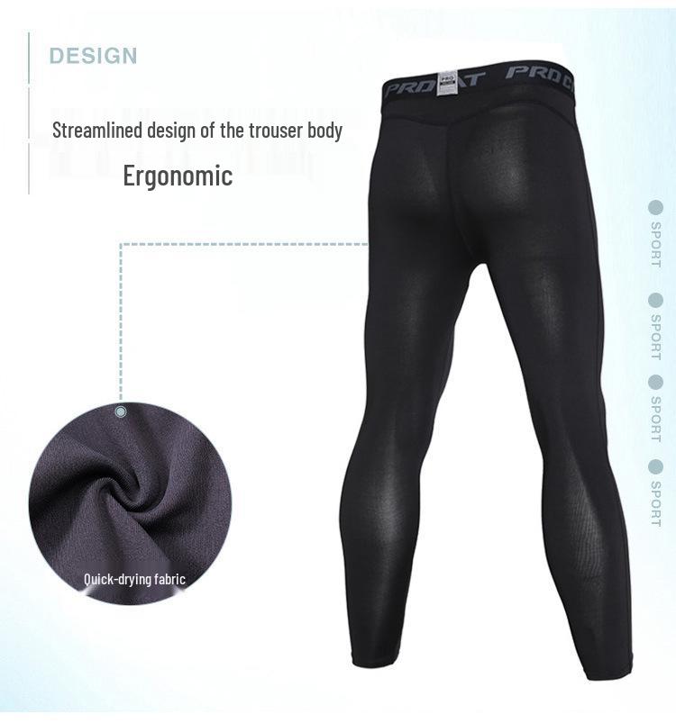 Herren Schnelltrocknende Elastische Fitness-Tights