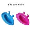 Hanging Bird Bath Shower Tub with Mirrored and Bells Indoor Birdbath Bowl for Small Birds Parrots Budgies