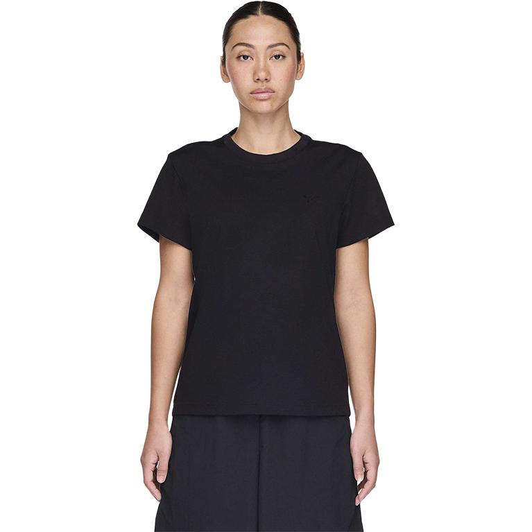 Y-3 Simple Solid Color Round Neck Short Sleeve T-Shirt Women Tops JX2290