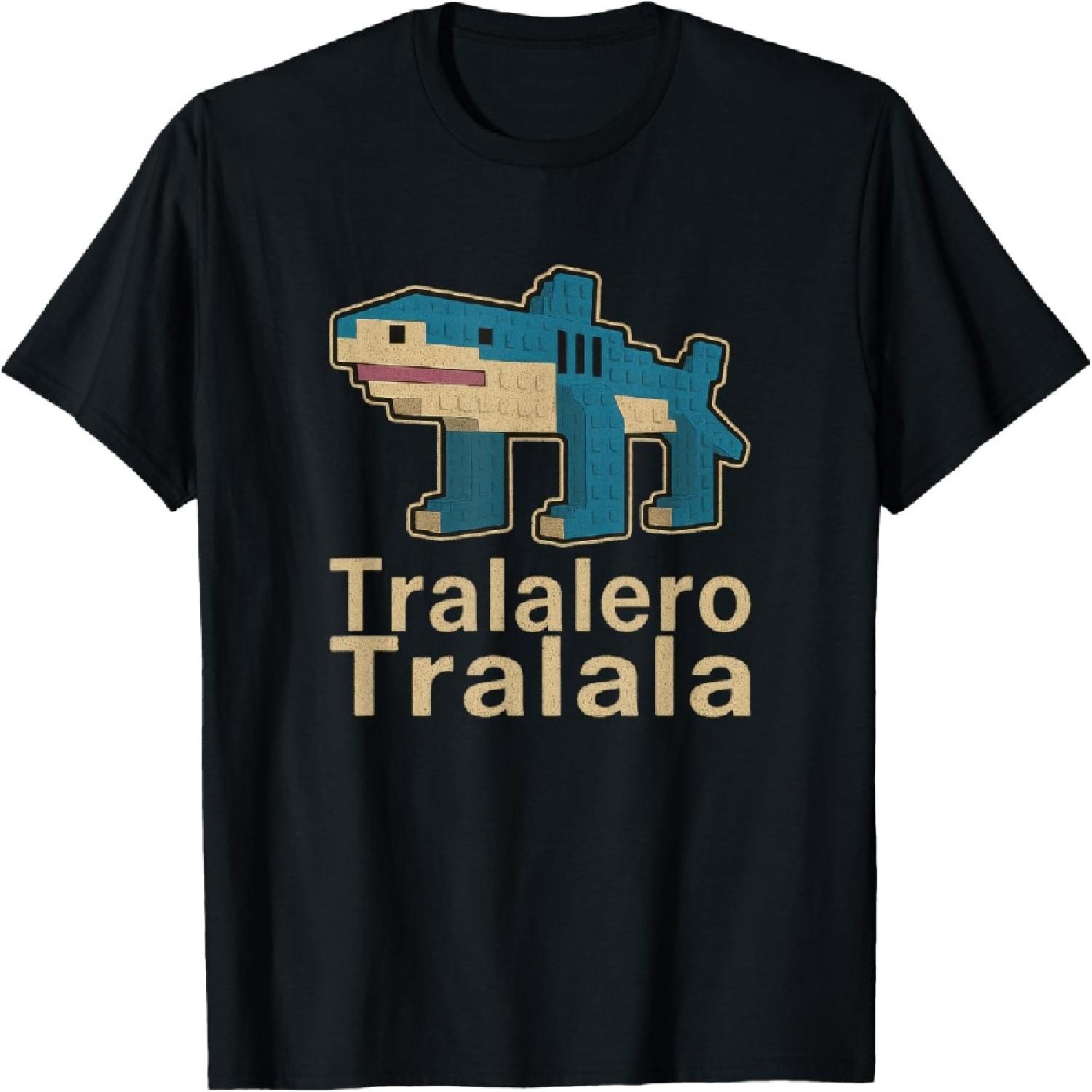 Tralalero Tralala - Funny Italian Brainrot Cringe Kids Meme T-Shirt XXXXXL разноцветный