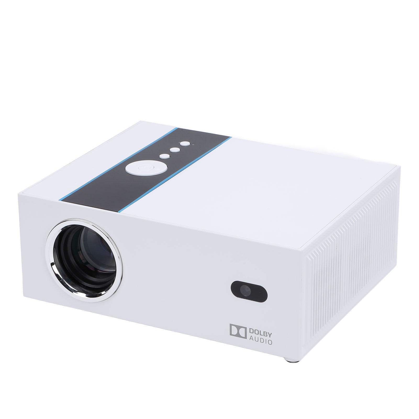 

Проектор с поддержкой 4K и двумя беспроводными сетями 2.4G 5G Bluetooth 5.2 1080P для Android EU Plug