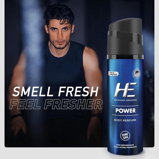 HE Power Men's Perfume Spray, 120Ml (Pack Of 2)