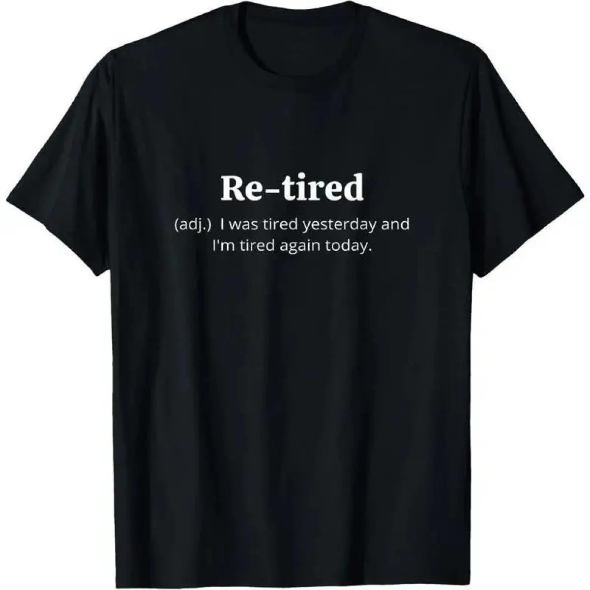 [100% Cotton]Funny Retired Definition T-Shirt Retirement Tee for Men and Women S разноцветный