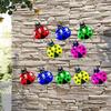 Ladybug Garden Decor Metal Ornament for Outdoor And Indoor Areas