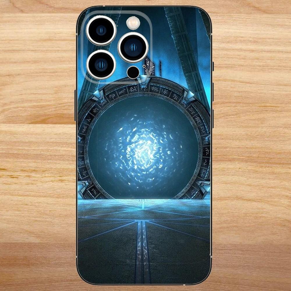 Stargate Atlantis Phone Case For iPhone15,14,13,12,11,Pro,Max,Plus,Mini,X,XS,XR,8,7,6,S,Plus,SE Soft Black Case
