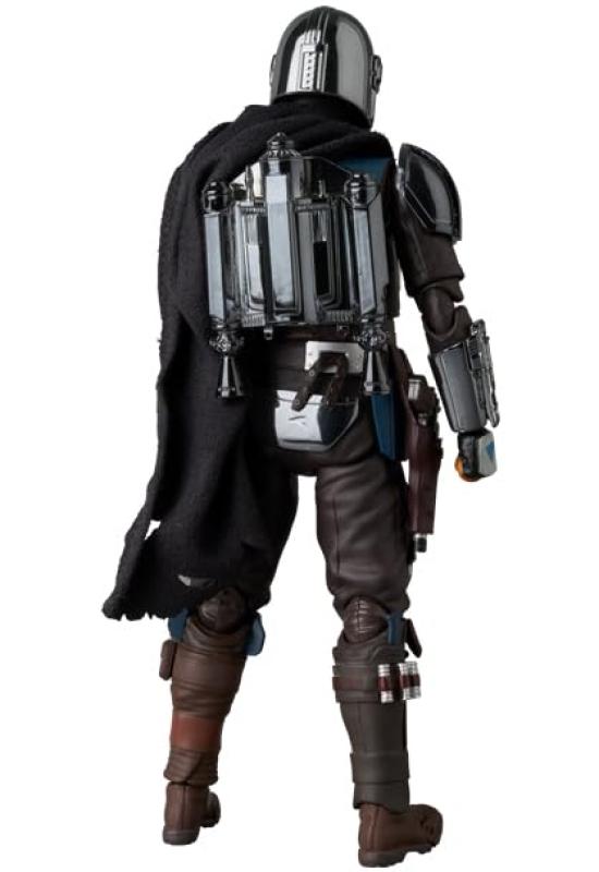MAFEX No. 256 THE MANDALORIAN CHROME Ver. Pre-painted Action Figure, Approximately 160mm Tall