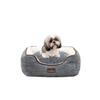 GrandTies Cuddler Pet Bed (Gray, XS)