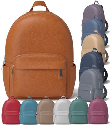 Mochila Feminina Vegana Couro Sintético - Versátil e Prática