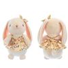 Soft Plush Floral Skirt Long Ears Rabbit Doll Rabbit Plush Toy Bunny Plush Doll Rabbit Stuffed Doll
