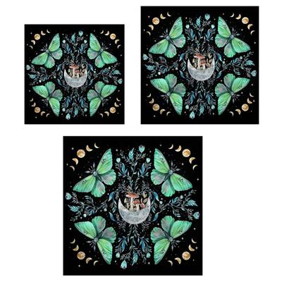 Tarots Tablecloth Rune Divinations Table Cover Astrology Oracles Board Game Mat