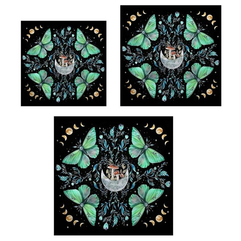 Tarots Tablecloth Rune Divinations Table Cover Astrology Oracles Board Game Mat