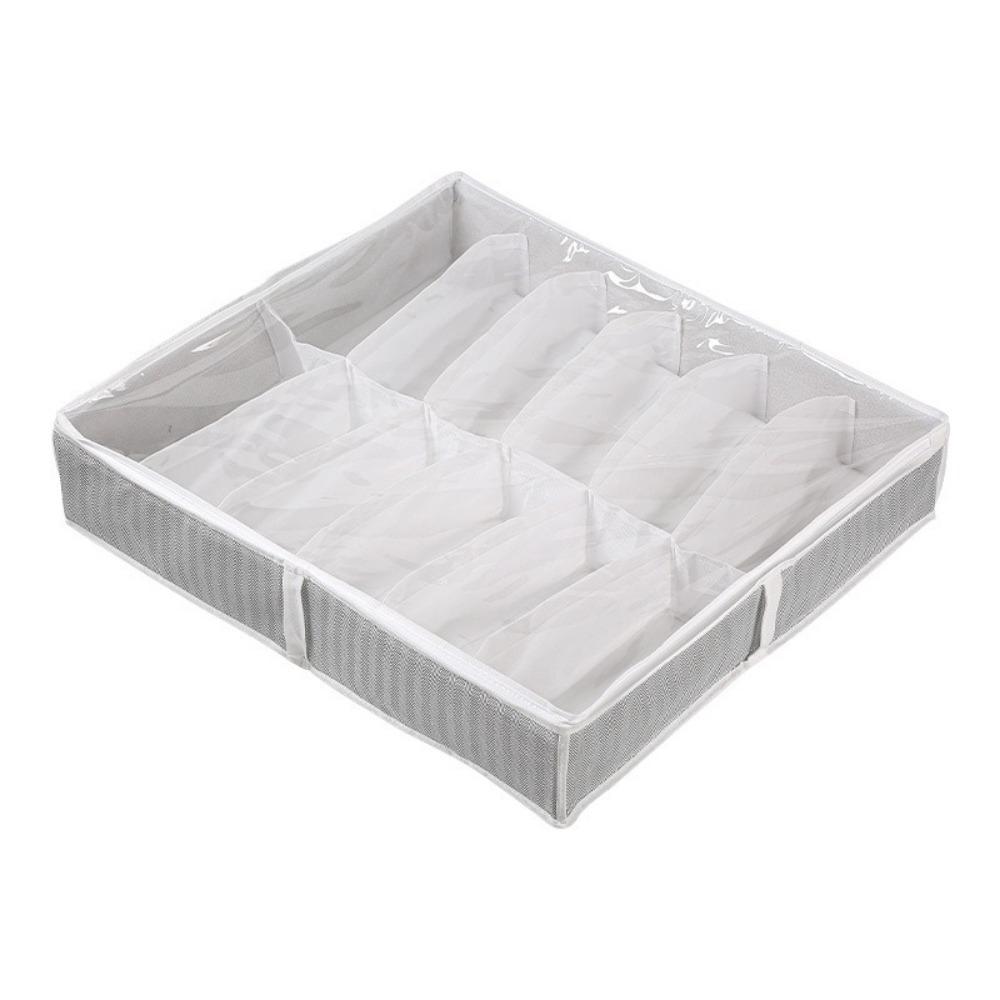 12 Grids Shoes Storage Bag Non-woven Fabric Shoes Organizer Breathable Shoe Storage Bin  Closet