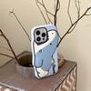 For iPhone 15 Pro Silicone Case Cute Shark Design Shockproof Phone Back Cover