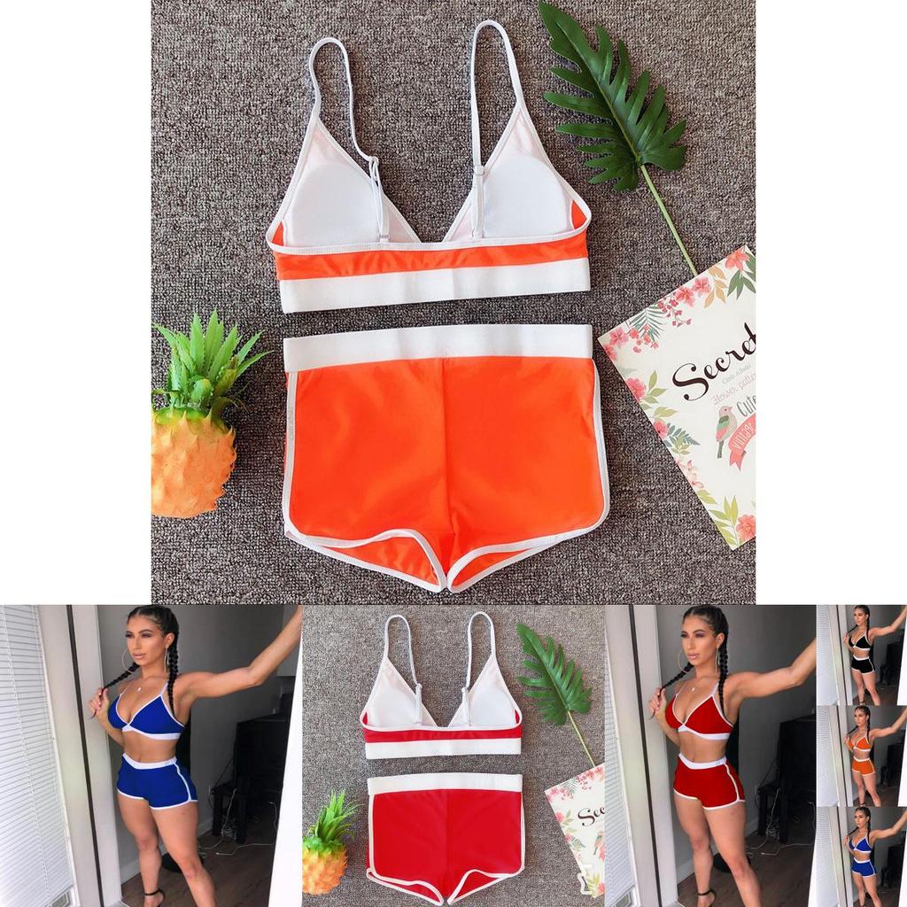 Premium Quality Summer Women's Sport Bikini Set Push-up Padded Swimsuit For Stylish Beachwear