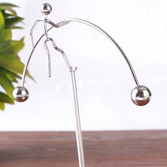 Fyzika Balancující Železní Muži Hračka Kovový Mini Vzpěrač Muž Tumbler Kinetické Umění Dekompresivní Rovnováha Stolní Hračka Dekorace Domov Kancelář Obývací Pokoj